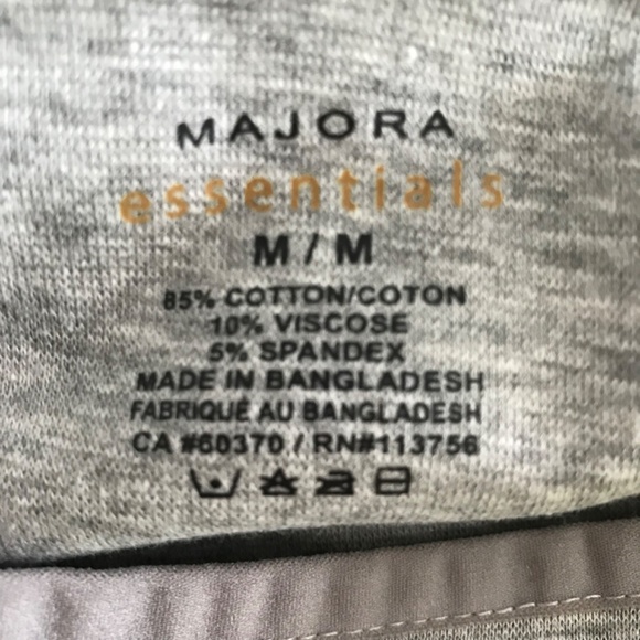 NWOT Majora Essentials Grey M Scoop Neck Cami Tank Top - Picture 3 of 3